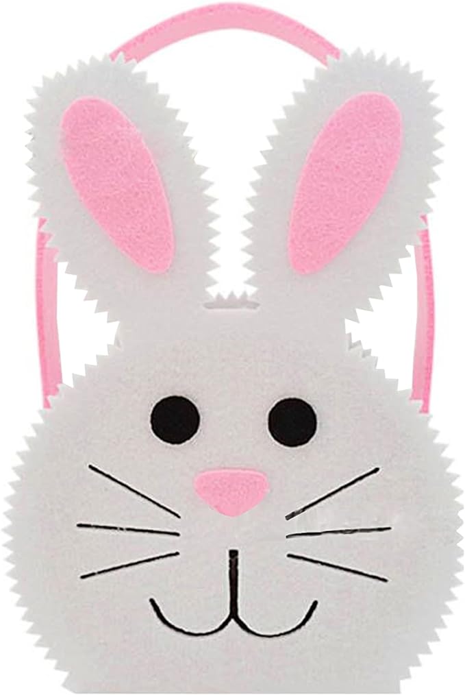 Felt Basket For Kids And Family Holiday Decoration Bag With Carrying Handle Candy Bucket Easters Accessories