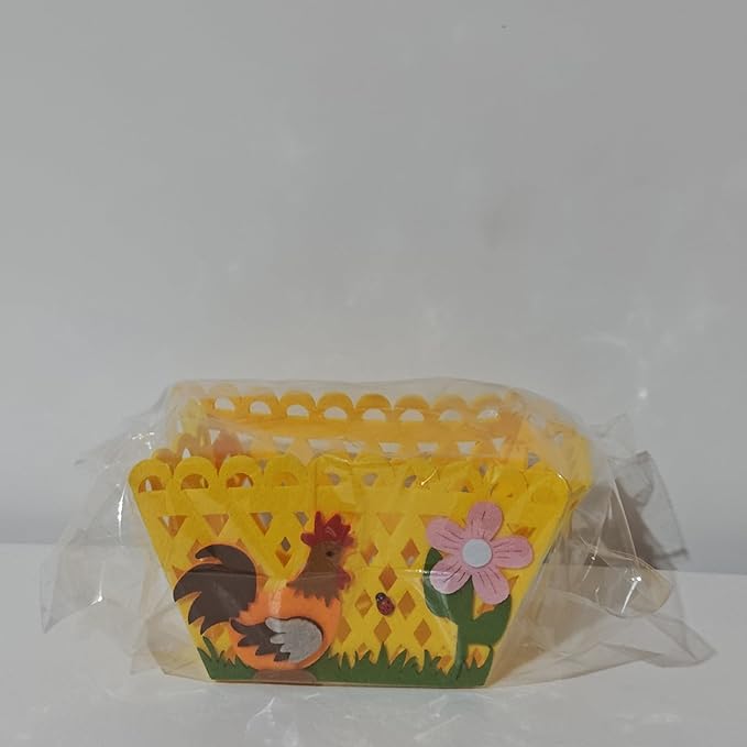 Colorful Rooster Holiday Bag Funny Storage Basket for Eggs and Candy Perfectly for Holiday Party Supplies