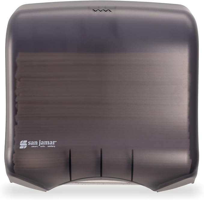 SANT1755TBK - Ultrafold Fusion C-fold amp; Multifold Towel Dispenser, 11 1/2x5 1/2x11 1/2, Black