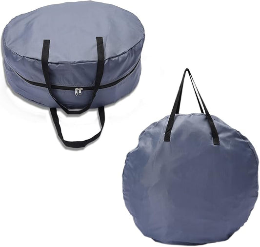 2pcs Christmas Wreath Storage Bag 36in, Garland Wreaths Container Water Resistant Holder with Front Dual Zippered & Reinforced Handle, Moving Totes, Under The Bed Garage Storage
