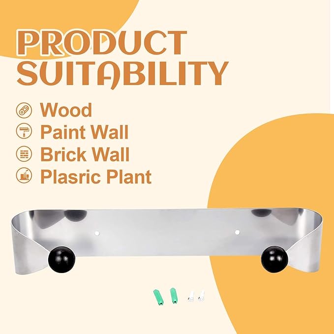 ECOTRIC Wall Mount Paper Towel Rack, Stainless Steel Kitchen Paper Towel Holder Under Cabinet，Silver Stylish Convenient Rollable Space-Saving Design