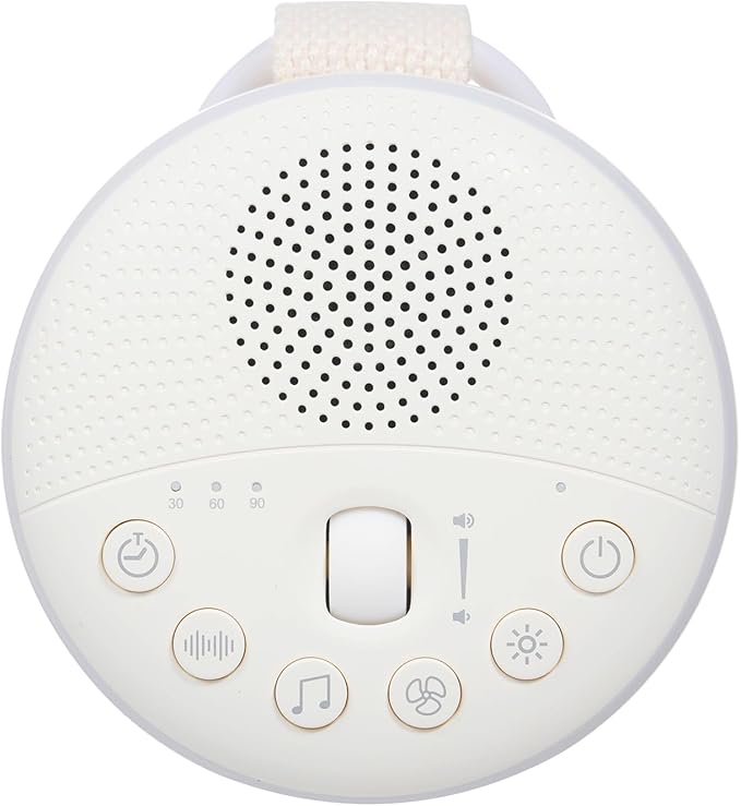 White Noise Machine: Portable Sound Machine with Soft Night Light for Baby & Adults | Sound Machine for Sleep with 3-Timer, 21 Soothing Sounds Nursery Clear and High Sound Quality & Travel Safety Lock