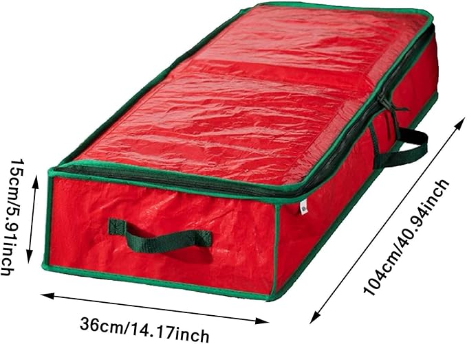 Christmas Storage Rack Spacious Under Bed Holiday Wrapping Paper Container Perfect for Gift Wrapping Ribbons Bows Wrapping Supplies Etc