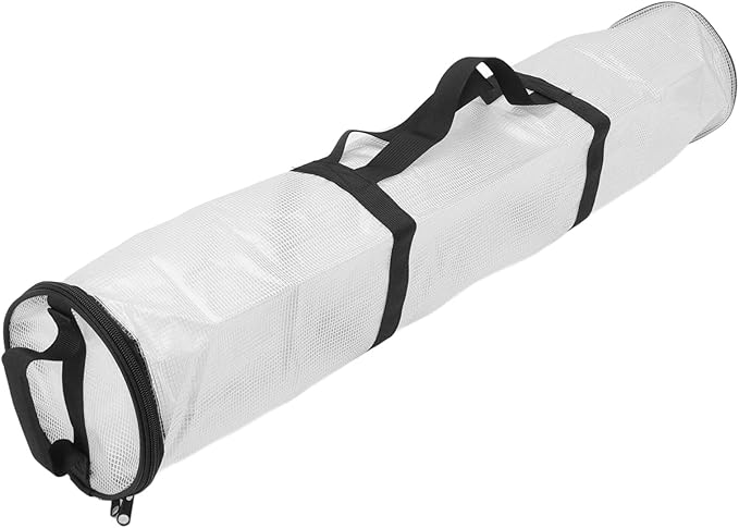 Wrapping Paper Storage Holder, Simplify Wrapping Paper Storage Box, Clear PVC Wrapping Paper Bag for Closets, Under Beds, Transparent White