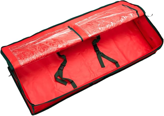 Wrapping Paper Organizer Storage - Large Containers with Handle,Wrapping Paper Storage Bag with Interior Pockets | for Home Underbed Basement Garage Closet College Dorm Attic