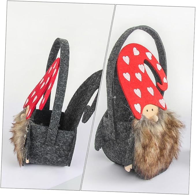 2pcs Christmas Themed Storage Baskets for Candy Snacks Adorable Santa Snowman Design for Holiday Decor and Festive Gatherings