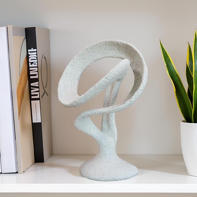 12" Modern Musical Note Decorative Sculpture, Abstract Musical Note Trophy Sculptures,Home Decor,Coffee Table Statues,Shelf Top Decor Aesthetics,Dining Living Room Desk Decor