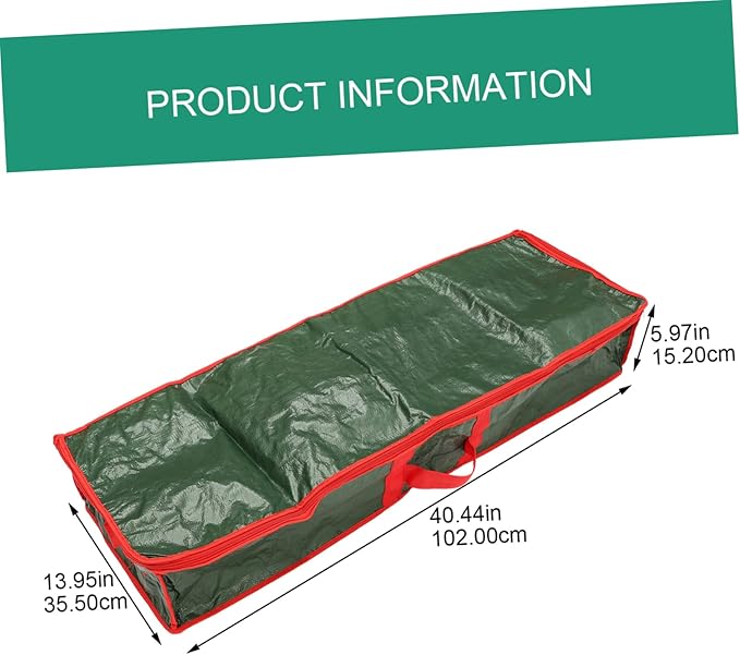 Garneck Under Bed Wrapping Paper Storage Organizer Bag Lightweight Wrap Storage for Holiday Presents Crafts and Snacks Capacity Design for Easy Organization