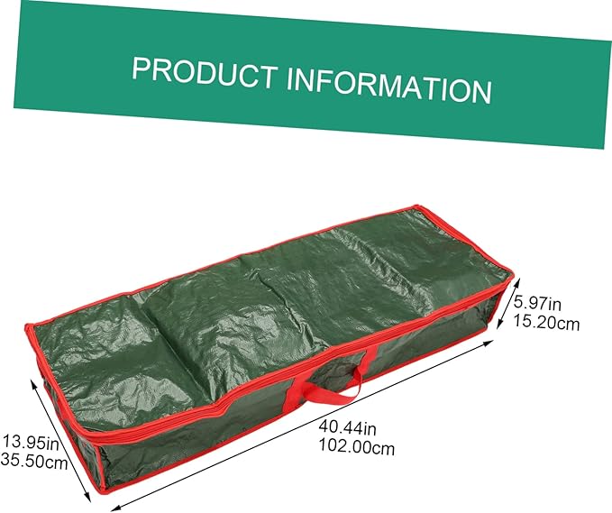 Gift Decoration Paper Storage Bag Wrapping Paper Pouch for Easy Organization Lightweight Tear-Resistant Container for Christmas Closet and Under Bed Storage