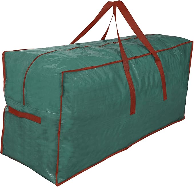 ProPik Christmas Tree Storage Bag | Fits Up to 7.5 ft. Disassembled Tree | 45" x 15" x 20" Holiday Artificial Tree Storage Case | Perfect Storage Container with Sleek Zipper and Handles (Green)