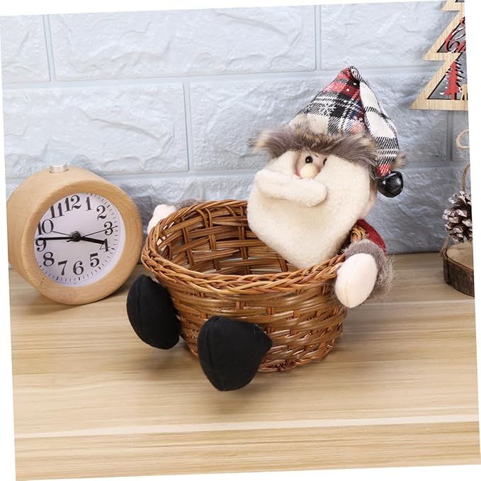 Christmas Ornament Candy Storage Basket Stylish Boys and Girls Random Style