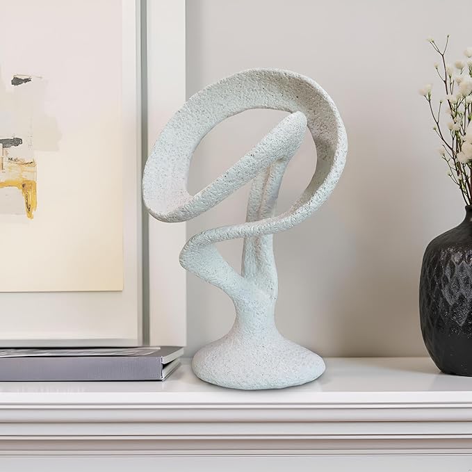12" Modern Musical Note Decorative Sculpture, Abstract Musical Note Trophy Sculptures,Home Decor,Coffee Table Statues,Shelf Top Decor Aesthetics,Dining Living Room Desk Decor