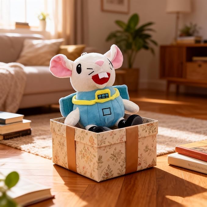 Steal a Brainrot 9-Inch Armor Mouse Decorative Collectible, Stylish Decor Piece for Rooms & Relaxation
