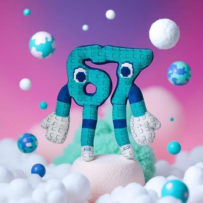 Steal a Brainrot 67 Plush Toy for Kids, Steal a Brainrot Plush Funny Number Character, Soft 67 Plushie Stuffed Animal, Huggable Gift Toy for Boys Girls