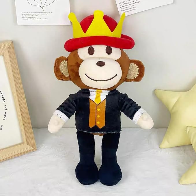 Steal a Brainrot 9-Inch Jandel The Monkey Plush – Soft Huggable Decor Piece for Rooms & Collectors