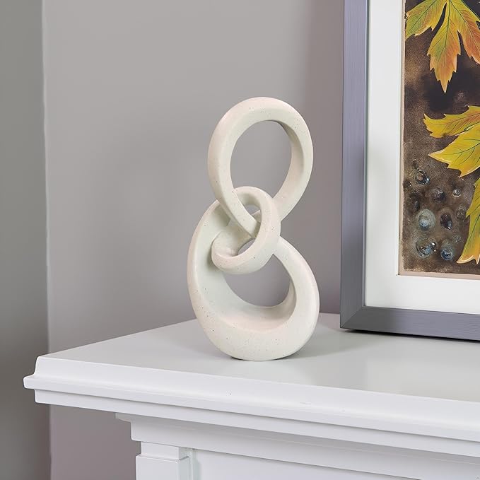 11.5" Modern Musical Note Decorative Sculpture, Abstract Sculptures,Home Decor,Coffee Table Statues,Shelf Top Decor Aesthetics,Dining Living Room Desk Decor