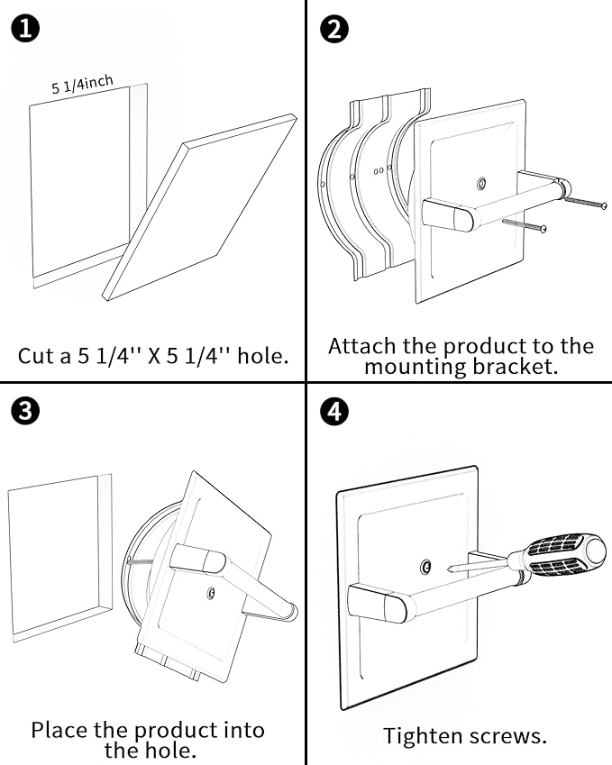 Recessed Toilet Paper Holder for Regular Rolls White 2 Pack, Pivoting Toilet Paper Holder Wall Mount Made of Metal, in Wall Toilet Paper Holders for Bathroom