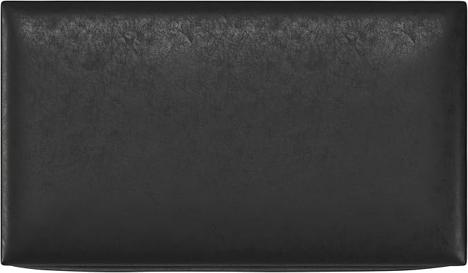 SIMPLIHOME Owen Lift Top Coffee Table Storage Ottoman - 42 inch Wide Upholstered Vegan Leather Rectangular Lift-Top Ottoman in Distressed Black, Mid-Century Modern Ottoman for Living Room