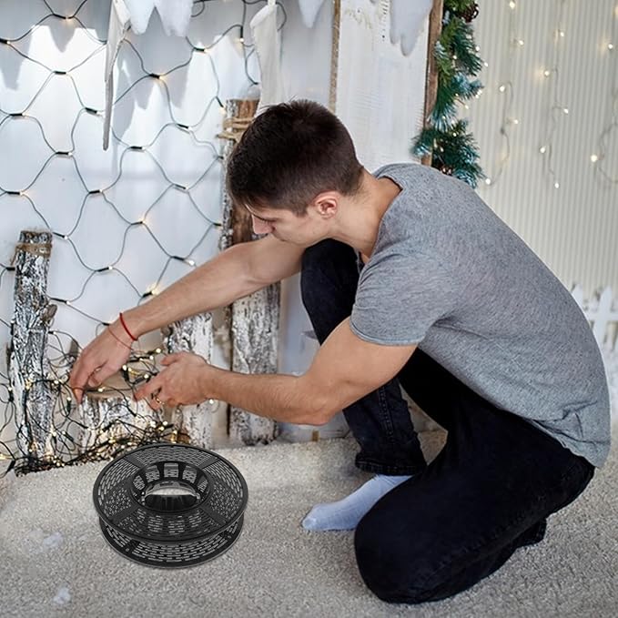 PRETYZOOM Christmas Light Holder Wind up Cord Holder Christmas Lights Organizer Extension Cord Winder Wire Reel for Xmas Tree Garland