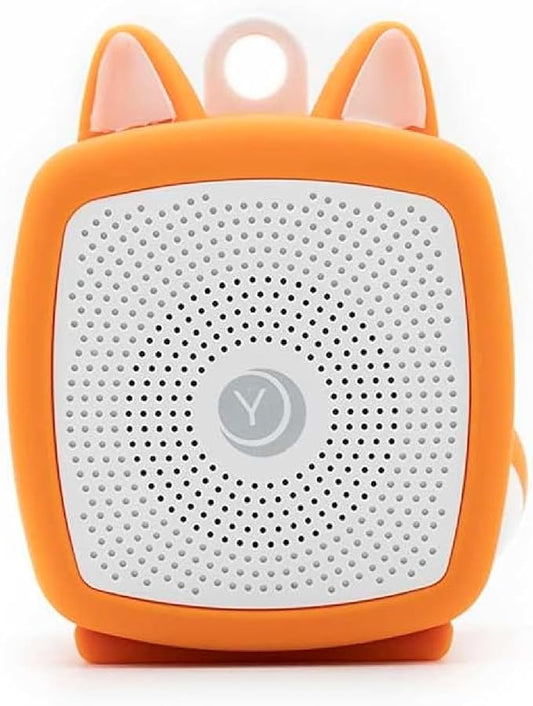 Yogasleep Pocket Baby Soother Fox, White Noise Machine, 6 Soothing Sounds & Timer for Better Sleep, Includes Brown Noise & Lullabies, Compact Size for Travel & Child Safe, Must Have Registry Gift
