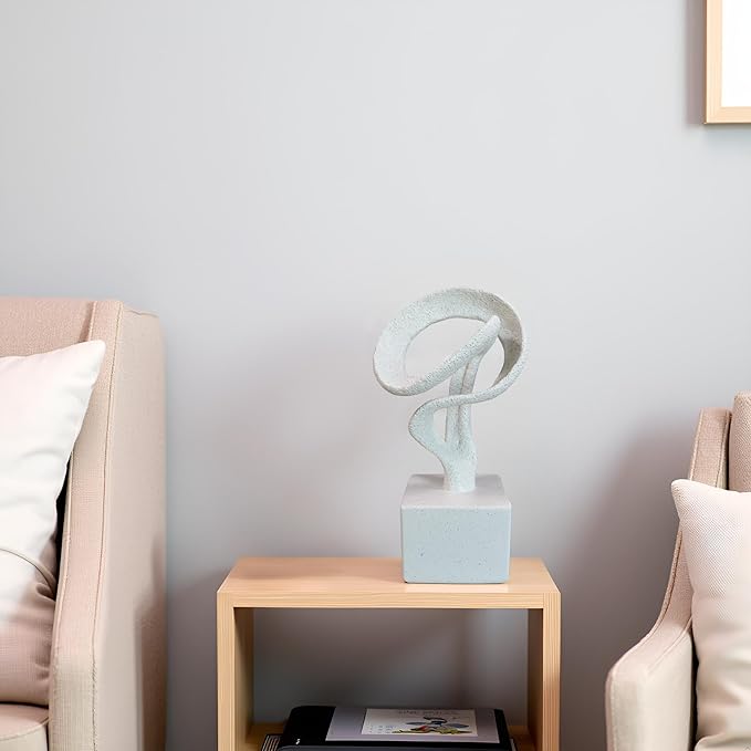11.5" Modern Musical Note Decorative Sculpture, Abstract Musical Note Trophy Sculptures,Home Decor,Coffee Table Statues,Shelf Top Decor Aesthetics,Dining Living Room Desk Decor