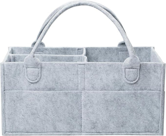 Mr. Pen- Baby Diaper Caddy Organizer, Grey, Large, Diaper Organizer, Car Diaper Caddy