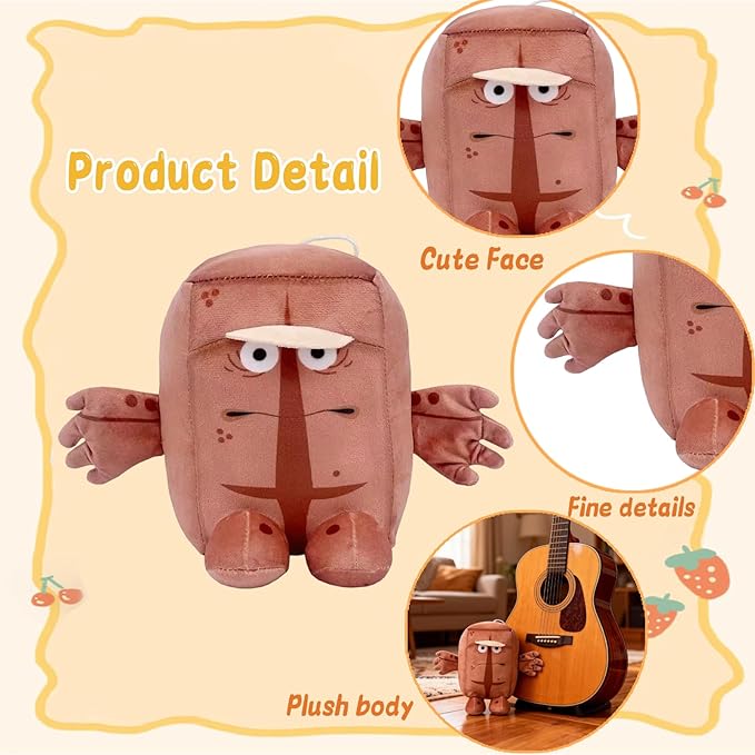 Steal a Brainrot 6.7-Inch Block Uncle Decorative Collectible, Stylish Home Accent & Collectible for Relaxation