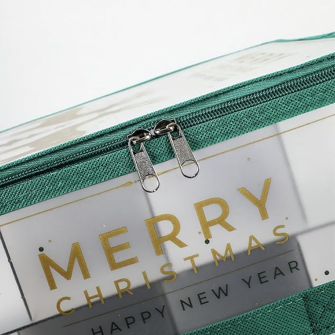 Bauble Safe, Holiday Organizing Piece, Sphere Securing Device, Unique Multi Level Design, Seamless Farmhouse Functionality, Top Closet Selection, Single Unit Solid Tear Resistant Fabric Case