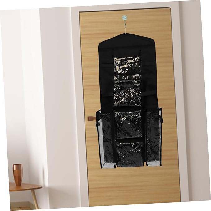 GLEAVI Door Hanging Organizer for Wrapping Paper Storage Bag Pockets for Bedroom Closet Holiday Decor Space-Saving Sundries Holder