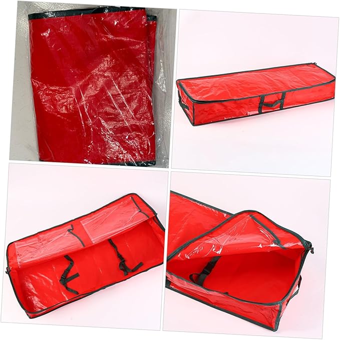 Christmas Tree Storage Bag Large Capacity Xmas Organizer with Zipper and Handles for Holiday Decoration and Outdoor Furniture Storage