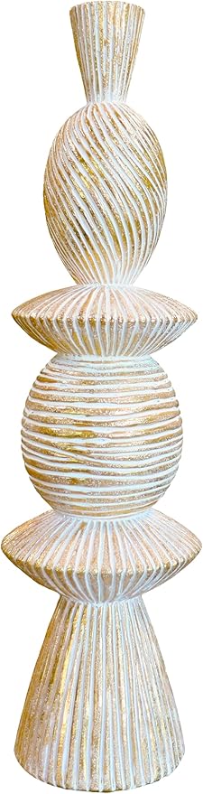 15" Modern Abstract Tower Decorative Sculpture, Chess Sculptures,Home Decor,Coffee Table Statues,Shelf Top Decor Aesthetics,Dining Living Room Desk Decor