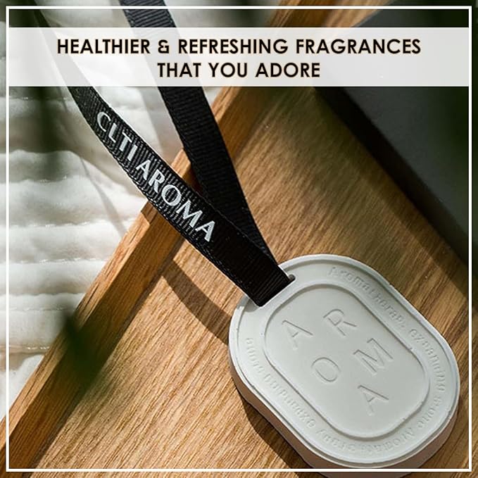 HOME ARCHIVE Aroma Diffuser with Aromatherapy Fragrant Oil Diffusers for Home Room Decor Fig Fragrance (Aroma Stone (Light Grey))