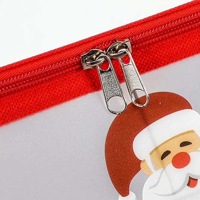 Ornament Boxes - Zippered Organizer Bins with Dividers, Christmas Storage Box with Lid and Handle, Sturdy Fabric Material, Premium Holiday Storage Accessory, Perfect for Home Basement Garage Closet