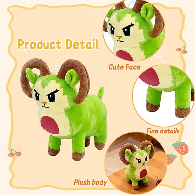 Steal a Brainrot 8.3-Inch Green Ram Decorative Collectible, Stylish Home Accent & Collectible for Relaxation