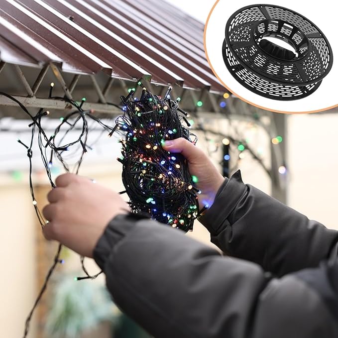 PRETYZOOM Christmas Light Holder Wind up Cord Holder Christmas Lights Organizer Extension Cord Winder Wire Reel for Xmas Tree Garland