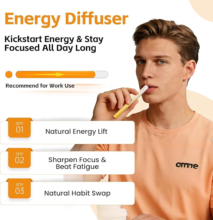 Herbal Diffuser Duo, Lung Cleanse and Energy Diffuser Pens with Extract of Mullein and Natural Caffeine, 100% Natural Swap, Home & Work Duo, 4 Sticks, 600 Uses Each