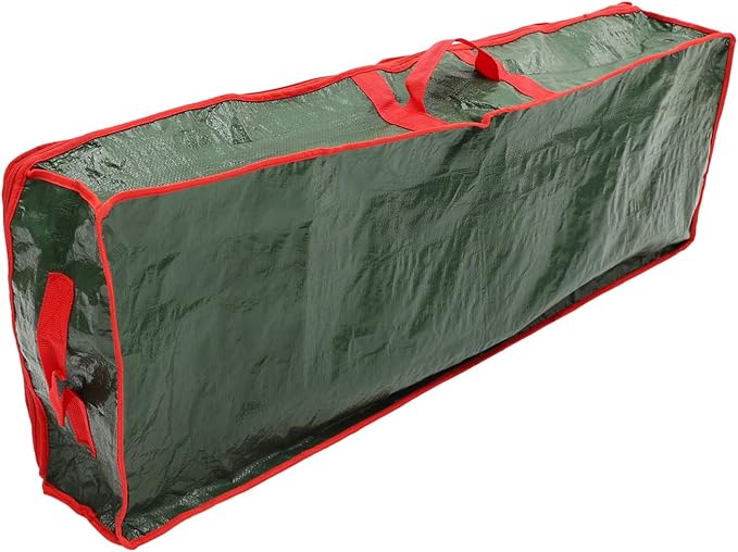 Christmas Wrapping Paper Storage Organizer Portable Under-Bed Gift Packing Bag Capacity for Holiday Wrapping Supplies Festive Design for Home Organization