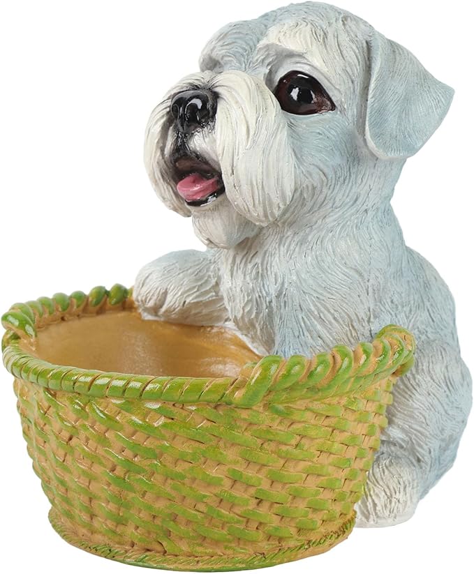 Dog Ornament, Key Storage Basket Compact Design Material for Entrance Office Decoration (Type 2)