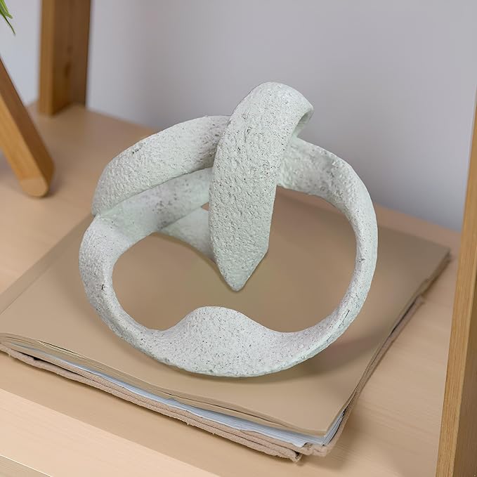 Modern Abstract Geometric Decorative Sculpture, Boho Knot Sculptures, Home Decor, Coffee Table Statues, Modern Shelf, Shelf Top Decor Aesthetics, Dining Living Room Desk Decor