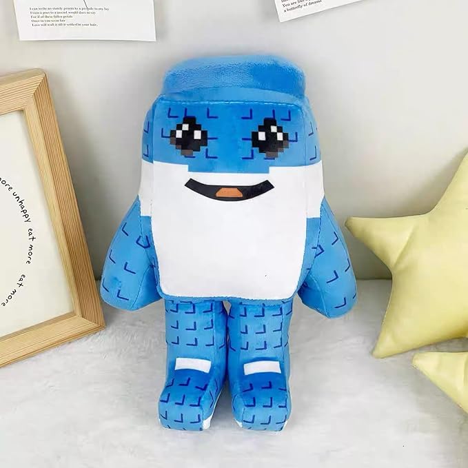 Steal a Brainrot Shark Block Vibrant Decorative Collectible – 9 Inch Display Piece, Stylish Home Accent & Enthusiast Favorite