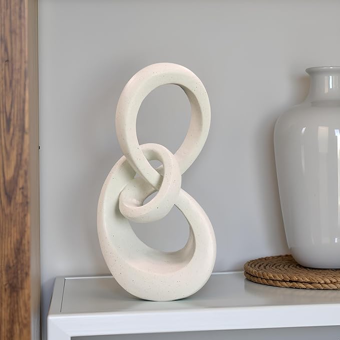 11.5" Modern Musical Note Decorative Sculpture, Abstract Sculptures,Home Decor,Coffee Table Statues,Shelf Top Decor Aesthetics,Dining Living Room Desk Decor