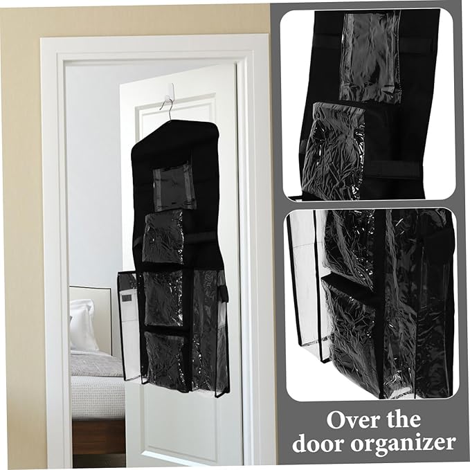 GLEAVI Door Hanging Organizer for Wrapping Paper Storage Bag Pockets for Bedroom Closet Holiday Decor Space-Saving Sundries Holder