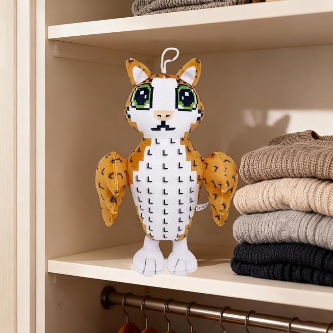 Steal a Brainrot 9.8-Inch Cat Owl Plush Pillow – Soft Huggable Cushion, Stylish Decor Accent & Collectible for Relaxation