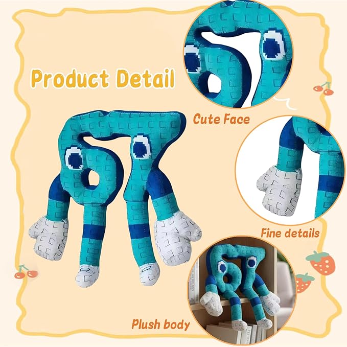 Steal a Brainrot 67 Plush Toy for Kids, Steal a Brainrot Plush Funny Number Character, Soft 67 Plushie Stuffed Animal, Huggable Gift Toy for Boys Girls
