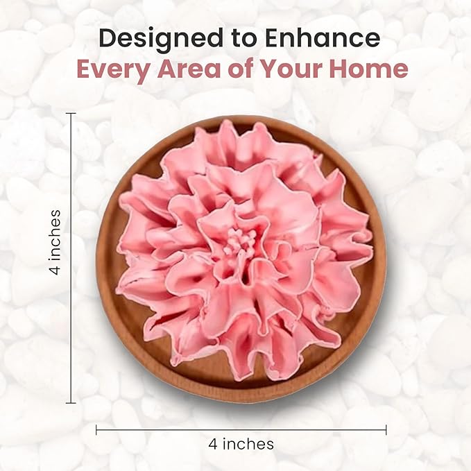 HOME ARCHIVE Aroma Diffuser with Aromatherapy Fragrant Oil Diffusers for Home Room Decor Fig Fragrance (Carnation Flower (Pink))
