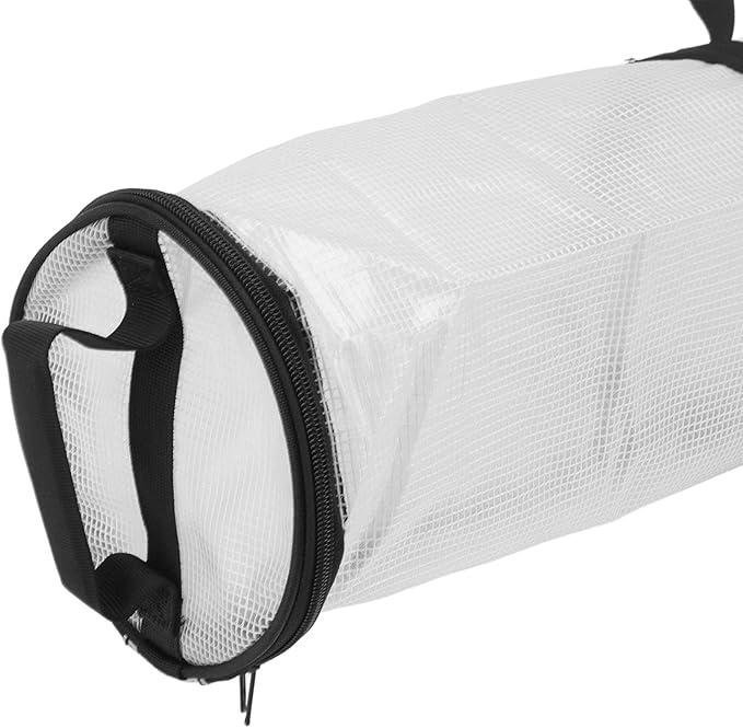 Wrapping Paper Storage Holder, Simplify Wrapping Paper Storage Box, Clear PVC Wrapping Paper Bag for Closets, Under Beds, Transparent White