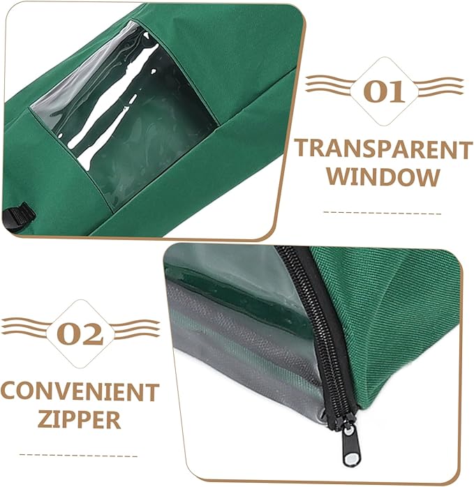 Wrapping Storage Organizer Bag Multi Zippered Packing Box for Holiday and Festival Tear Resistant for Under Bed Closet Use