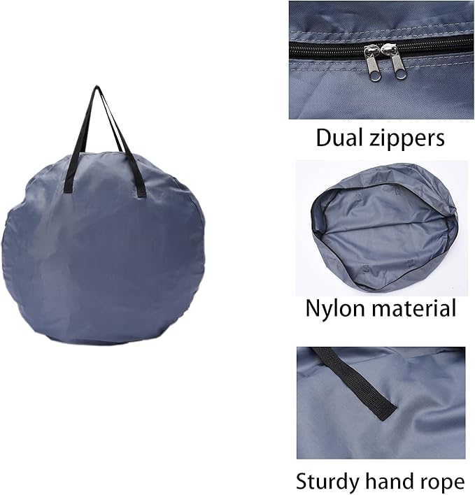 2pcs Christmas Wreath Storage Bag 36in, Garland Wreaths Container Water Resistant Holder with Front Dual Zippered & Reinforced Handle, Moving Totes, Under The Bed Garage Storage