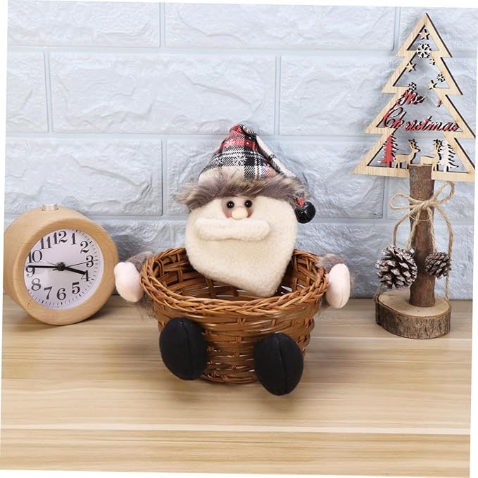 Christmas Ornament Candy Storage Basket Stylish Boys and Girls Random Style