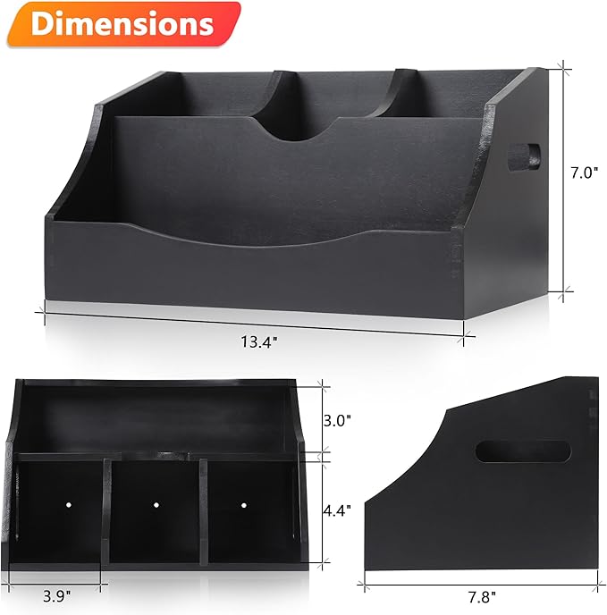 Innovation Utensil Holder Kitchen Utensil Organizer with Handle,Black